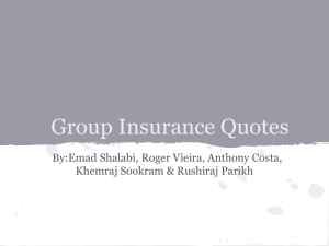 Group Insurance Quotes