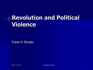 On Revolutions… - Comparative Politics