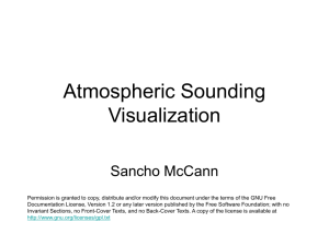Atmospheric Sounding Visualization