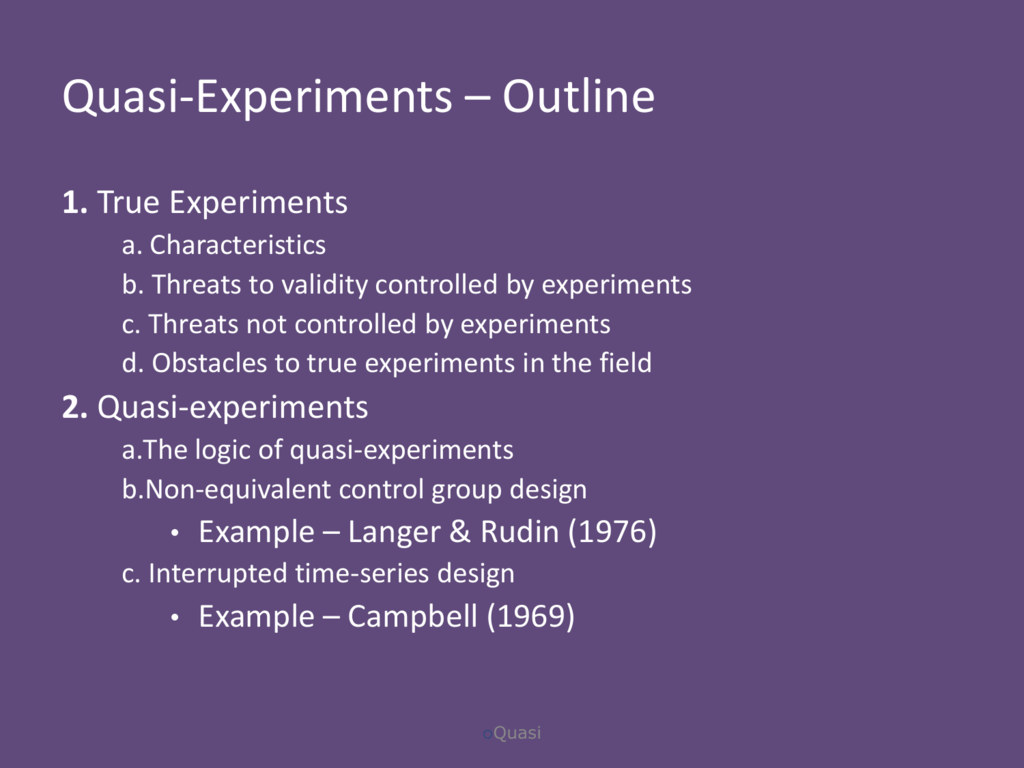 What Is A True Experimental Design In Psychology