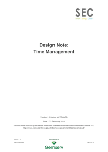01/03/2016 Design Note - Time Management