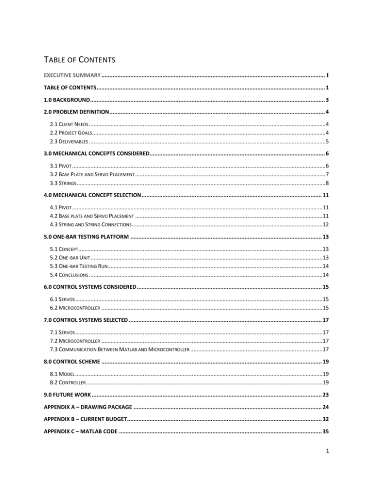 Semester 1 Final Report