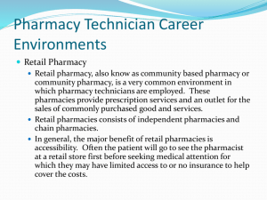 Pharmacy Technician*s Course. LaGuardia Community College
