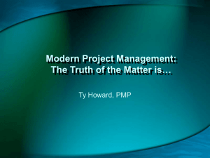 Modern Project Management