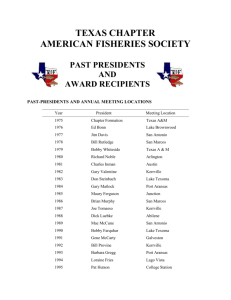 Microsoft Word - TCAFS Past Presidents and Awards updated 9