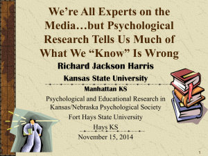 Myths Media - Fort Hays State University