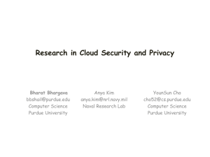 Security and Privacy in Cloud Computing