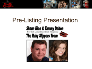 Pre-Listing Presentation