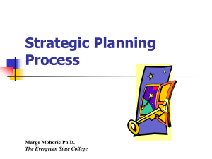 Strategic Planning Slides - The Evergreen State College