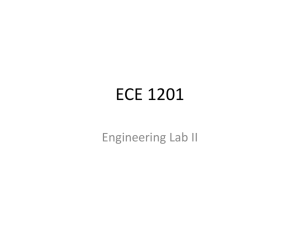 Introduction to ECE 1201