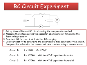 RC Circuit Experiment