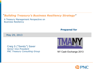 Session Handout - Treasury Management Association of New York