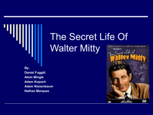 The Secret Life Of Walter Mitty - erickson