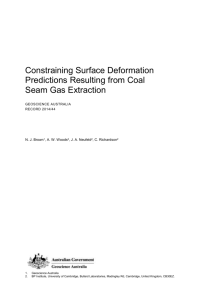 Constraining Surface Deformation Predictions from