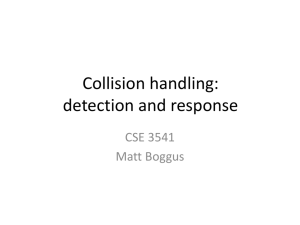 Collision detection