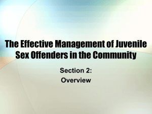 Section 2 - Center for Sex Offender Management