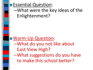 Enlightenment - Georgetown Independent School District