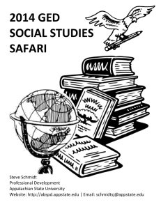 Social Studies Extended Response Prompt