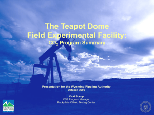 The Teapot Dome Field Experimental Facility: CO2 Program Summary