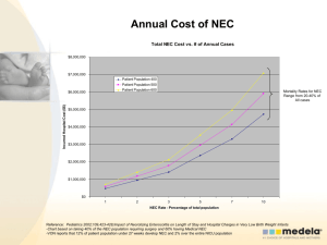 Annual Cost of Necrotizingentrocolitis (NEC)