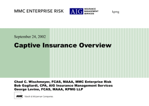 Captive Insurance Overview