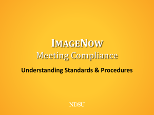 Audit Compliance Training for ImageNow Managers