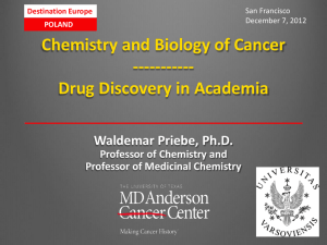 Chemistry and Biology of Cancer