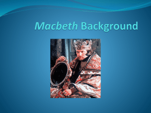 Macbeth Background Power Point