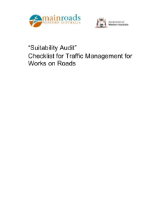 Suitability Audit Checklist