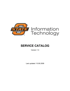 IT Service Catalog-Alphabetical
