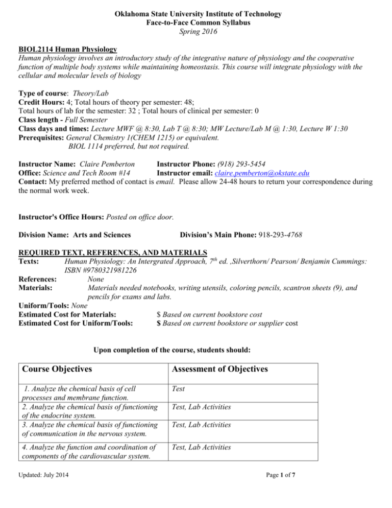 Oklahoma State UniversityOkmulgee