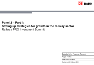 Rütger Fenkes - Railway PRO Investment Summit