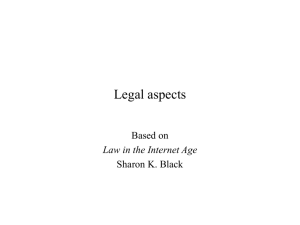 Legal aspects
