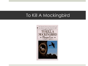 To Kill a Mockingbird?