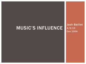 Music - Josh Balliet