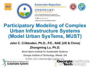 John C. Crittenden & Zhongming Lu, Ph.D.