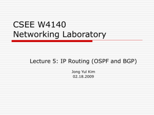 OSPF & BGP