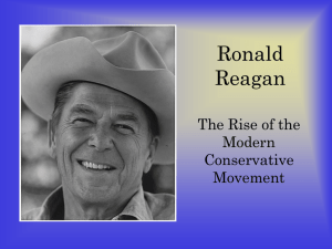Ronald Reagan - Boone County Schools