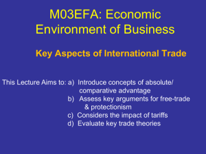 Key Aspects of International Trade