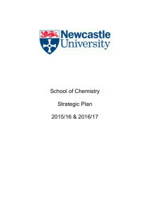 Chemistry Strategic Plan 2015-17
