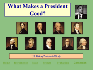 Presidents Webquest
