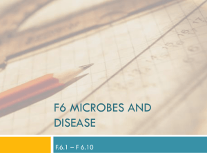 F6 Microbes and disease