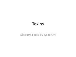 Slackers Toxin Fact Stack