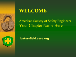 WELCOME - New Bakersfield Chapter Members!
