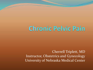 Chronic Pelvic Pain - University of Nebraska Medical Center