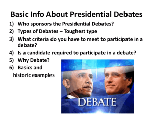Why Debate?