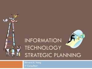 Information Technology Strategic Planning