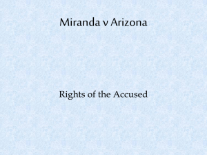 Miranda v Arizona
