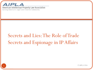 John Lyon moderates trade secret panel at