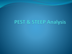 PEST & STEEP Analysis